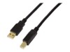 LogiLink USB 2.0 USB-kabel 10m Sort