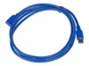 Akyga AK-USB-10 USB forlængerkabel 1.8m Blå