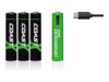 COAST ZITHION-X AAA type Batterier til generelt brug (genopladelige) 750mAh 4