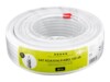 goobay Bulk antenne kabel Parsnoede skærmet koaksial 20m Hvid Hvid