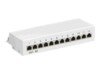 NET PATCH PANEL CAT5e 12 PORT SHIELDED
