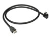 Inter-Tech USB 3.2 Gen 2 USB Type-C kabel Sort