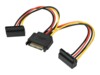 Gembird CC-SATAM2F-02 Strøm-splitter 15cm Sort