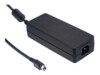 Mean Well GST120A Series GST120A12-R7B Adapter Ekstern Sort