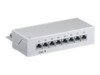 NET PATCH PANEL CAT6 8 PORT BEIGE