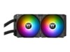 Thermaltake Floe RC 240 CPU-vandblokering til flydende kølesystem 1-pack Sort 120 mm
