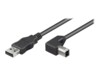 goobay USB-kabel 1m Sort