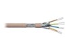 M-CAB CAT 5e Kabel med afskærmning med folie og kobberfletning (SFTP 100m Bulkkabel