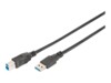 DIGITUS DB-300115-018-S USB-kabel 1.8m Sort