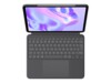 Logitech Combo Touch Tastatur og folio-kasse Saks Ja Kablet Spansk Apple 13-inch iPad Pro (M4)