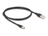 Delock USB Type-C kabel 1m Sort