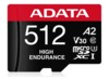 ADATA High Endurance microSDXC UHS-I Memory Card 512GB 100MB/s