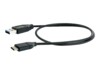 Schwaiger Power4You Professional USB Type-C kabel 50cm Sort