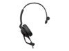 Jabra Evolve2 30 UC Mono Kablet Høretelefoner Sort