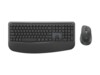 Logitech Signature Comfort Plus Combo MK880 for Business Sæt med mus og tastatur Pressestempel Trådløs Tysk