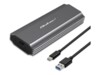Qoltec Ekstern Lagringspakning USB-C 3.1 (Gen 2) M.2 NVMe Card / PCIe (NVMe)