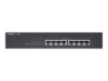 GS-1208P 8-porte Gigabit Ethernet PoE+