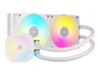 CORSAIR iCUE Link TITAN 240 RX RGB kølesystem 1-pack Hvid 120 mm
