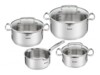 Tefal Duetto+ G719S734 Madlavningssæt Sølv Transparent