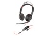 Poly Blackwire 5220 Kablet Høretelefoner Sort