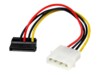 StarTech.com 6in 4 Pin LP4 to Left Angle SATA Power Cable Adapter - LP4 to SATA Power Adapter (SATAPOWADPL) Strømforsyningsadapter 15cm
