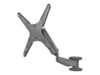 Manhattan TV & Monitor Mount, Wall, Spring Arm, 1 screen, Screen Sizes: 21-55', Black, VESA 75x75 to 400x400mm, Max 30kg, LFD, Height Adjustable Swivel Arm, Lifetime Warranty