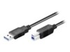 M-CAB USB-kabel 3m Sort