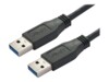 Bachmann 918.178 USB-A to USB-A 2m Sort