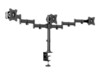 Multibrackets M Deskmount Basic Triple Monteringssæt 3 LCD skærme 15'-27'