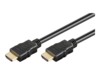 goobay HDMI-kabel med Ethernet 0.5m Sort