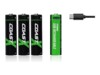 COAST ZITHION-X AA type Batterier til generelt brug (genopladelige) 2400mAh 4
