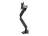 StarTech.com Desk Mount Monitor Arm with 2x USB 3.0 ports, Slim Full Motion Adjustable Single Monitor VESA Mount up to 17.6lbs (8kg) Display, Ergonomic Articulating Arm, Desk Clamp/Grommet - One-touch Adjustment (ARMSLIM2USB3) Monteringssæt LCD-display/ku