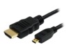 SAVIO CL-39 HDMI-kabel med Ethernet 1m Sort