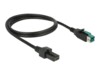 Delock Forstærket USB kabel 1m Sort
