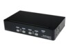 StarTech.com 4 Port Professional VGA USB KVM Hub - 1U Rack-mountable KVM (SV431USB) KVM switch Desktop