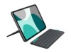 Logitech Flip Folio Tastatur og folio-kasse Saks Trådløs Schweizisk