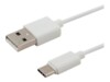 SAVIO CL-125 USB Type-C kabel 1m Hvid