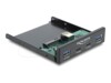 Delock Lagrings bay port panel