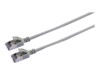 Prokord Slim CAT 6a U/FTP 2m Netværkskabel Grey