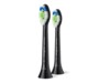 Philips Sonicare W2 Optimal White HX6062 Ekstra tandbørstehoved 2 Sort