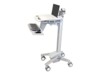 Ergotron StyleView EMR Laptop Cart, SV40 Vogn med hjul Notebook / tastatur/ mus Op til 17,3'