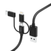 Hama 00201536 USB cable 1.5 m USB 2.0 USB A USB C Black