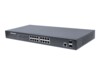 Intellinet 16-Port Gigabit Ethernet PoE+ Web-Managed Switch with 2 SFP Ports, IEEE 802.3at/af Power over Ethernet (PoE+/PoE) Compliant, 374 W, Endspan, 19' Rackmount Switch 16-porte Gigabit Ethernet PoE+