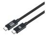 Conceptronic USB4 Gen 3 USB Type-C kabel 1.2m Sort