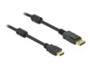 Delock Videoadapterkabel 10m Sort