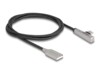 DeLOCK USB 2.0 USB Type-C kabel 1m Sort Sølv