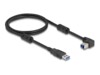 DeLOCK USB 3.0 USB-kabel 1m Sort
