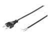 goobay Strømkabel 1.5m Sort