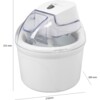 Clatronic Sorbetblender 1.5liter 12W Hvid