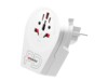 SKROSS Strøm Type F/E (male) - 4 pin USB Type A Strøm Type J Strøm Type L Strøm Type N 24 pin USB-C Strøm Type I Strøm Type G Strøm Type C Strøm Type B Strøm Type A (female) Hvid Stikadapter